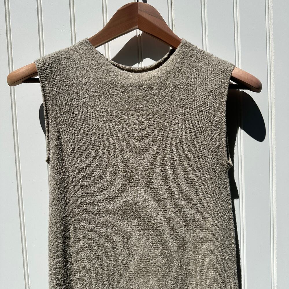 Lauren Manoogian Cotton Bouclé Shell Dress Size 1 Small Pumice Taupe NWT $530 - Picture 7 of 16